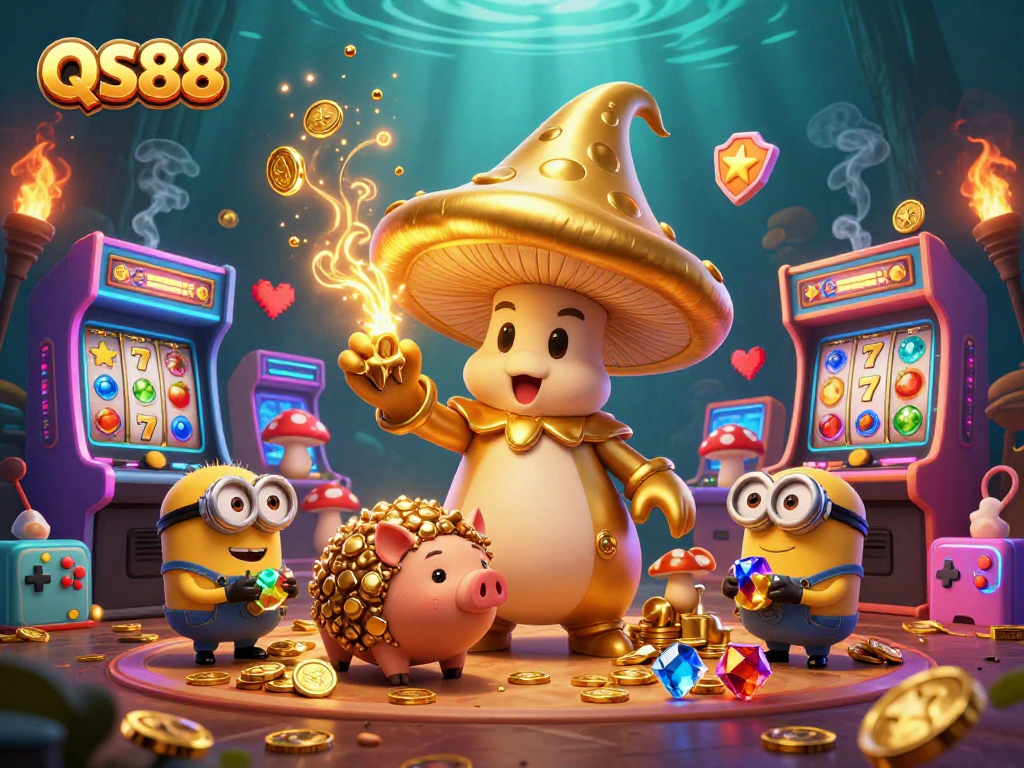 Engage in fun with the vibrant QS88 casino adventure featuring golden wizardry and gaming treasures.