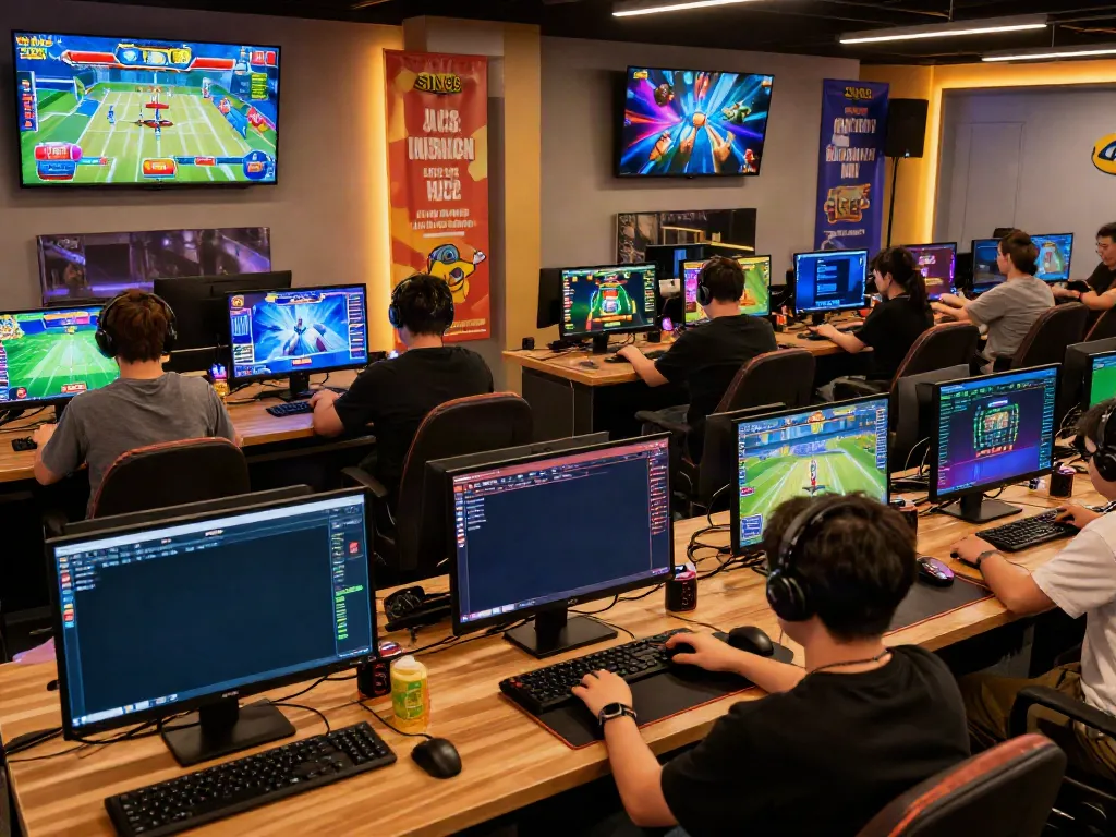 SIN88 online gaming environment with players engaged in lively activities and promotions
