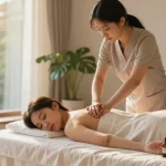 Revitalizing 인천출장안마 massage therapy session in a serene setting.